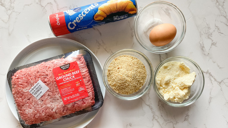 ingredients for halloween meatballs