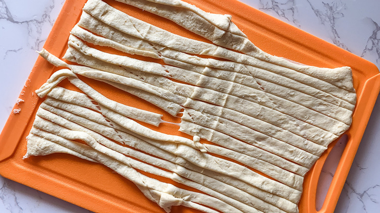 crescent roll strips