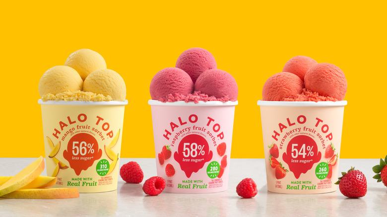 Halo Top fruit sorbets