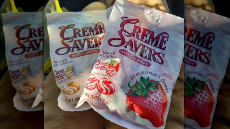 Two Creme Saver candy bags