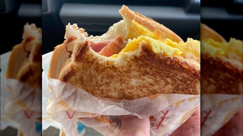 Frisco Breakfast Sandwich from Hardee's 