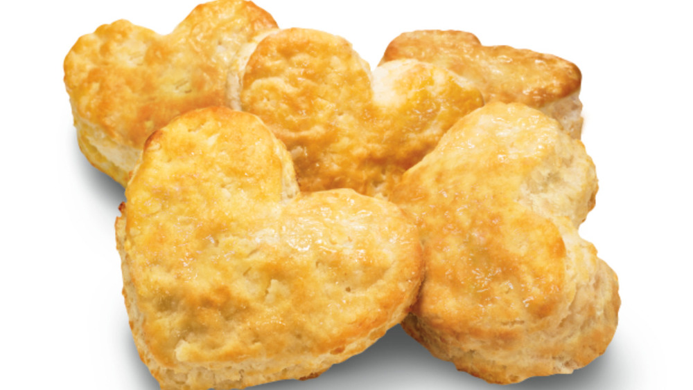 Heart Biscuits from Hardee's