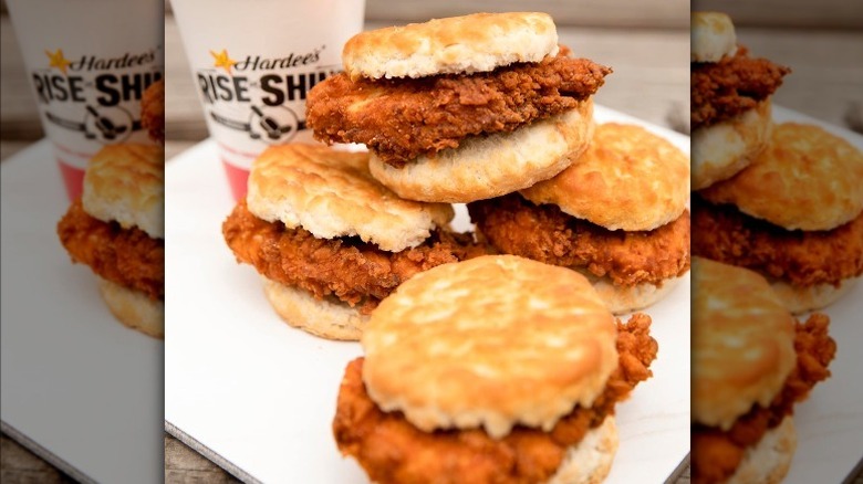 Hardees chicken biscuits 