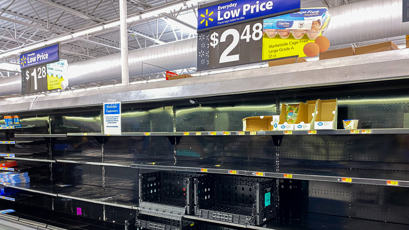 Has An Egg Shortage Hit Walmart?