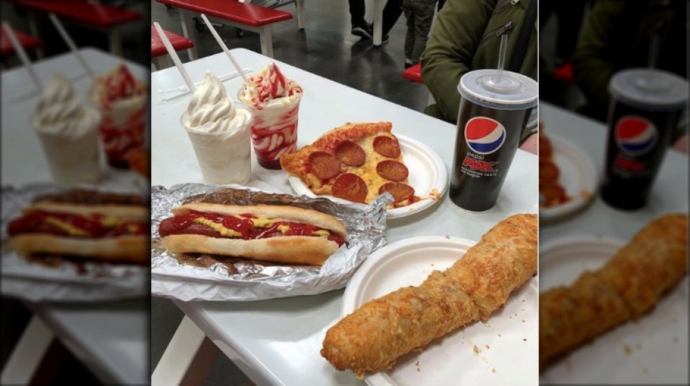 Costco chicken bake at the food court