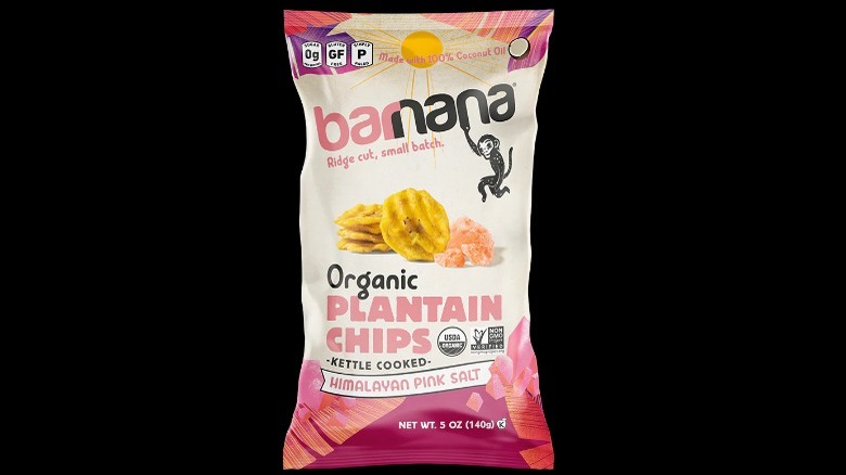 Barnana Organic Plantain Chips Himalayan Pink Salt 