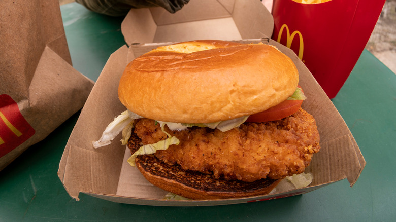 McDonald's Deluxe Crispy Chicken Sandwich