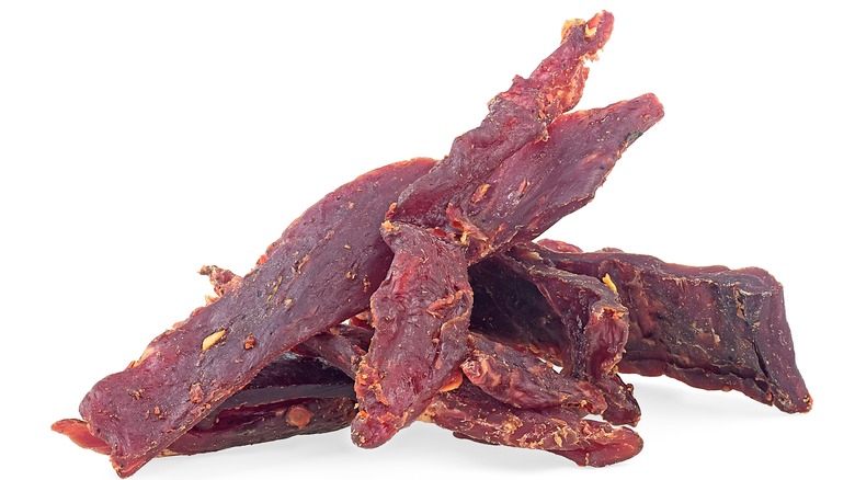 beef jerky slices