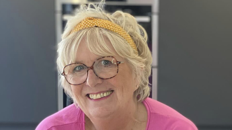 Dawn Hollyoak with yellow headband