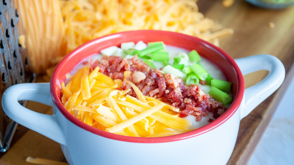 slow cooker potato soup