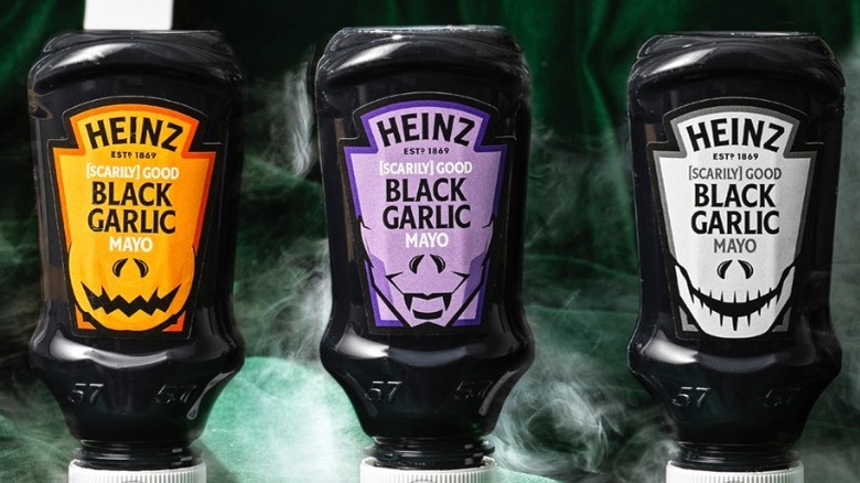 Heinz UK Scarily Good Black Garlic Mayos