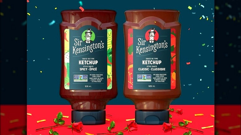 two sir kensington's ketchup flavors