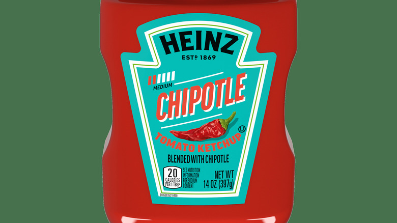 heinz chipotle ketchup bottle