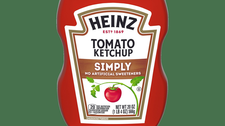 Heinz no artificial sweetener bottle