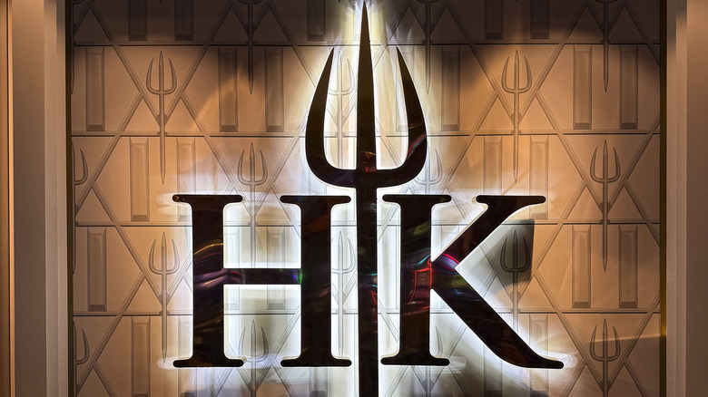 Hell's Kitchen logo on wall