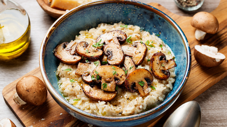 risotto with mushrooms