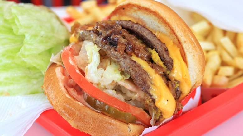 Animal-Style burger In-N-Out