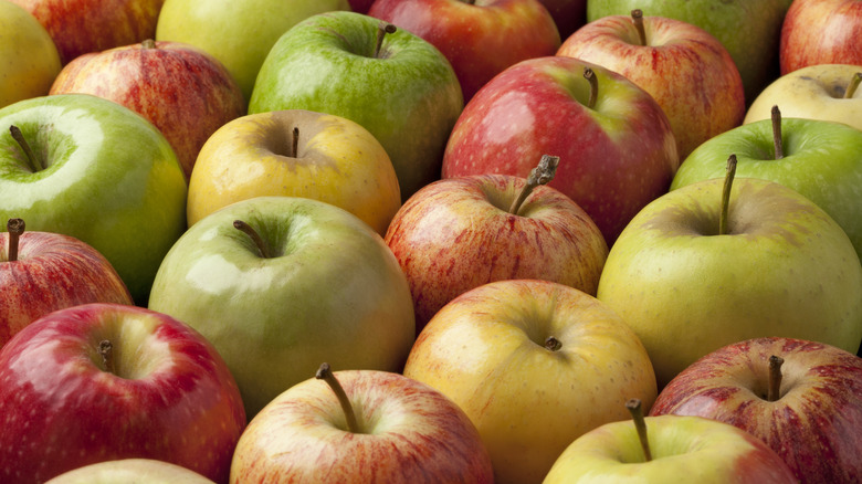 Different types of apples