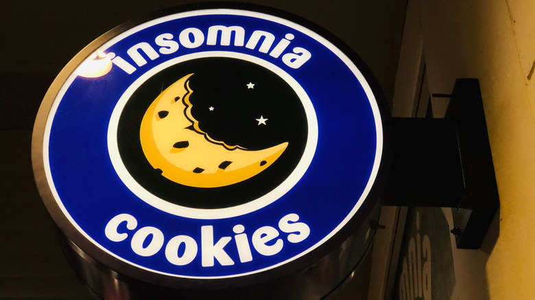 Insomnia Cookies sign