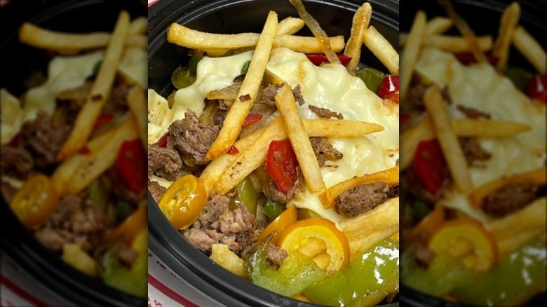 Steak frites salad