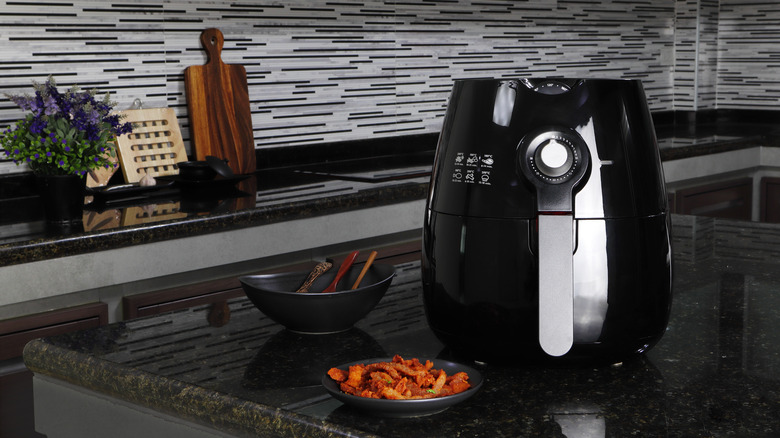 air fryer on counter