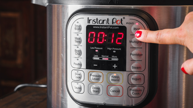 instant pot timer