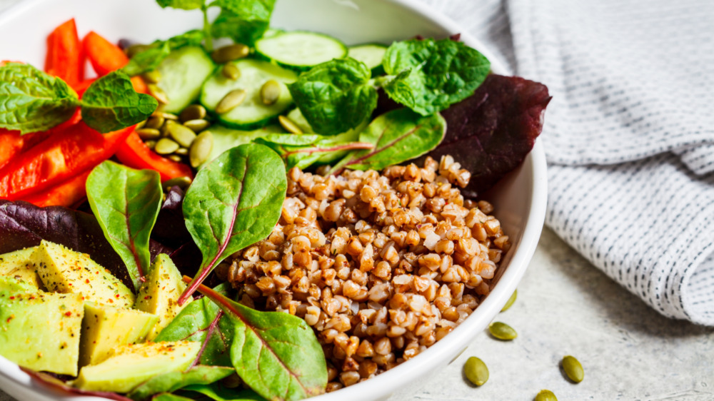 Buckwheat salad bowl