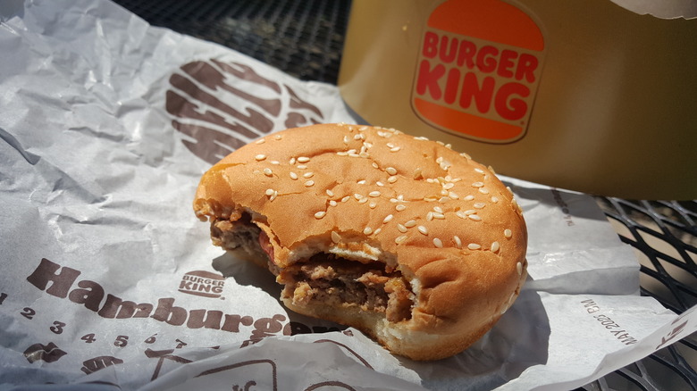 Fresh Burger King Burger