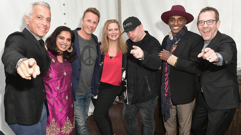 Maneet Chauhan and the cast of "Chopped"