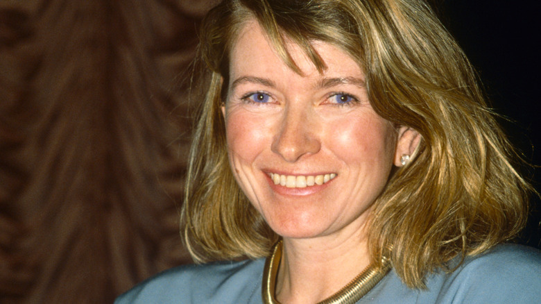 Martha Stewart with wide smile in 1989