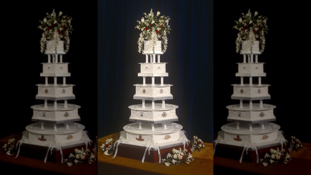 Princess Diana's tiered wedding cake