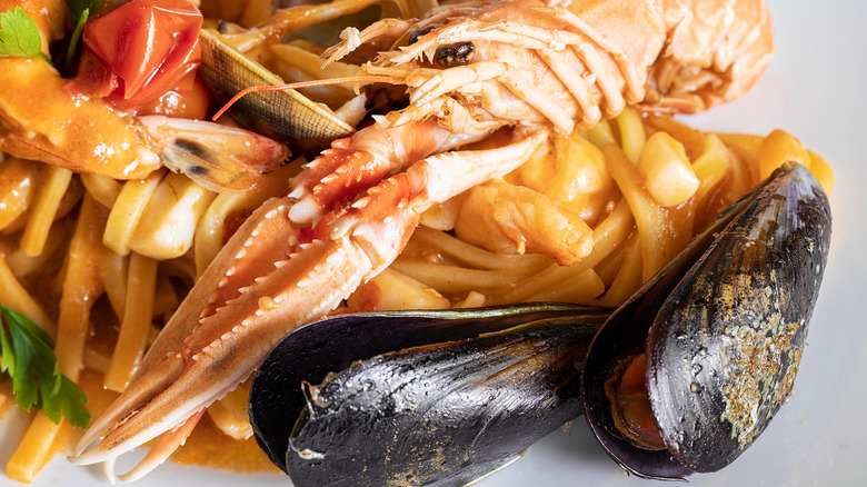 Scialatielli with seafood