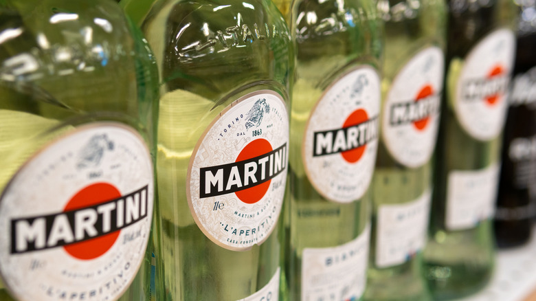 bottles of martini & rossi vermouth