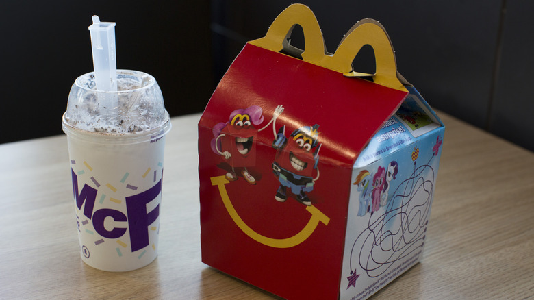 McFlurry alongside Happy Meal