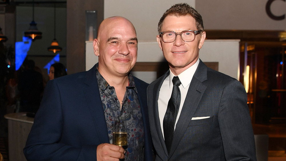 Michael Symon and Bobby Flay