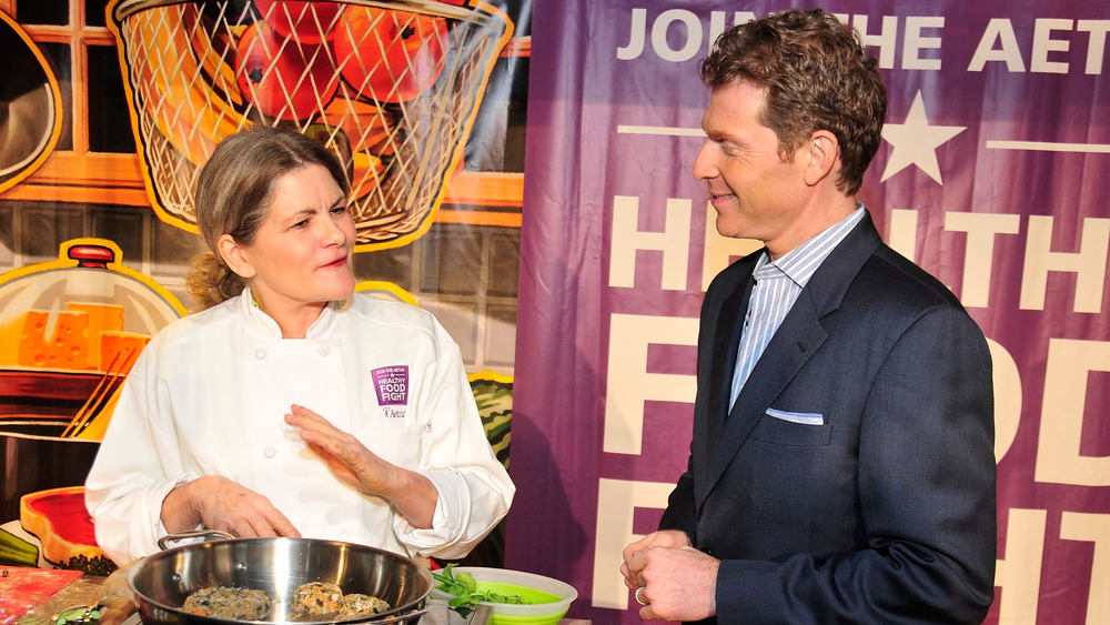 Bobby Flay with Food Fight winner 