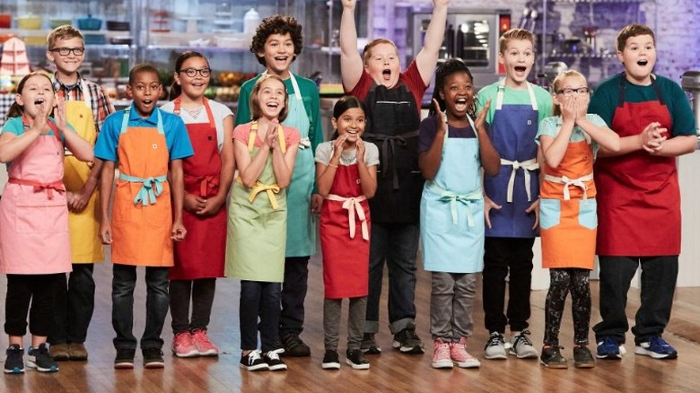 Cast photo from Kids Baking Championship