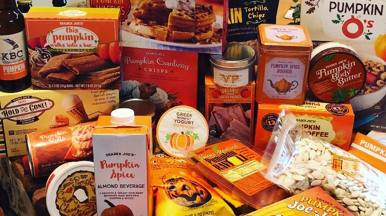 Trader Joe's pumpkin foods