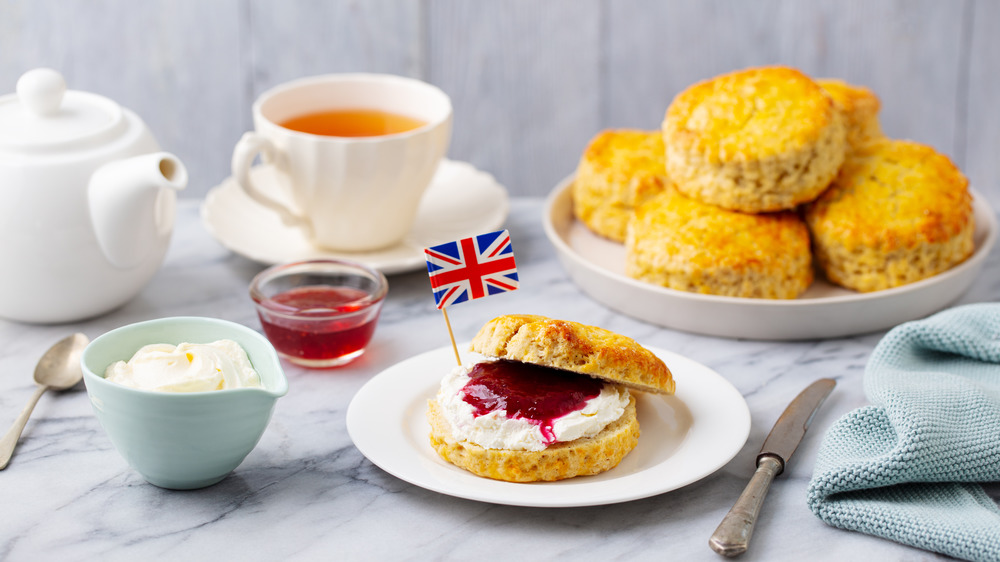 British baked goods and scones