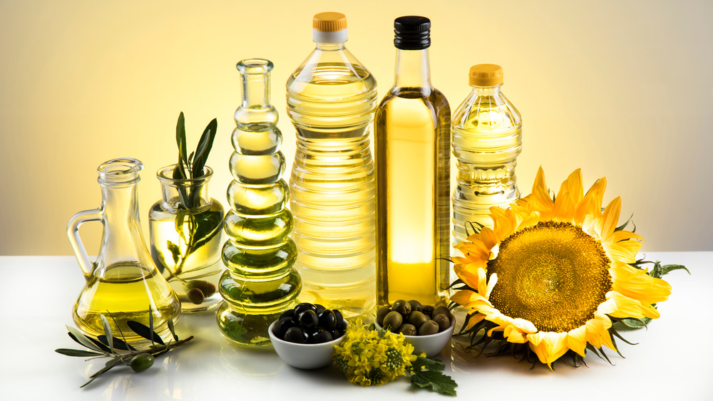 A variety of different oils