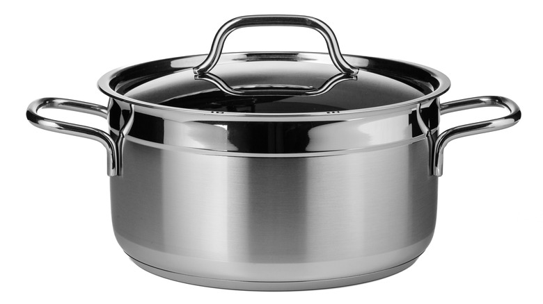 stainless steel pot