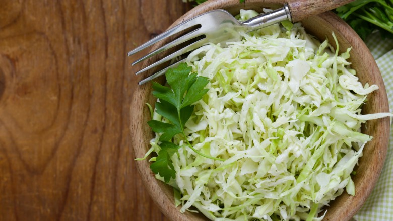 vegetables shredded with food processor