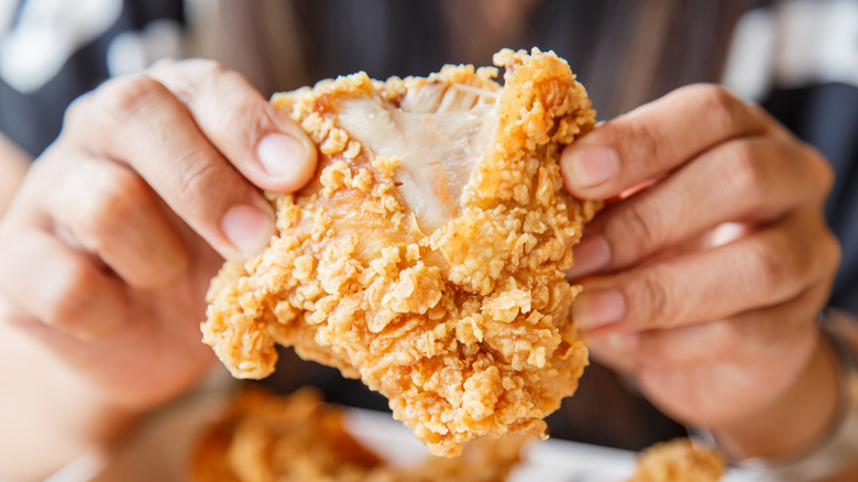 Fried chicken thigh