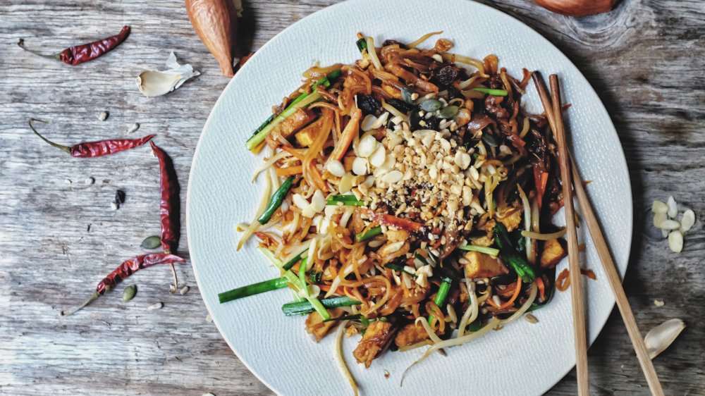 Pad thai on the table