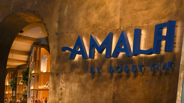 Amalfi Blue Sign