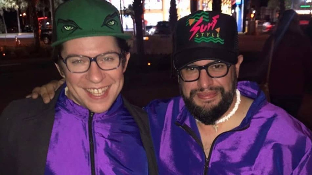 Carl Ruiz and Justin Warner pose