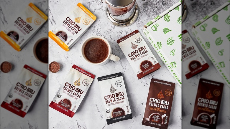 Crio Bru Cacao's different flavors