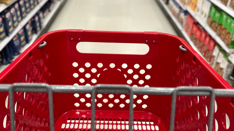 shopping cart at Target 