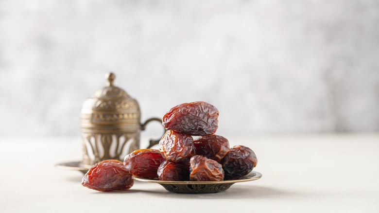 Plate of dates