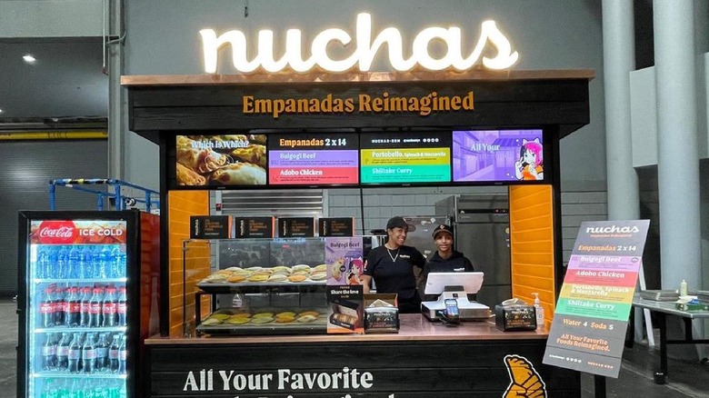 Nuchas stand at Javits Center